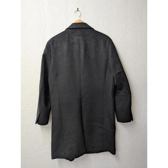 Express Recycled Wool Water Resistant Date Formal Jacket Capsule Peacoat Medium - Picture 7 of 7